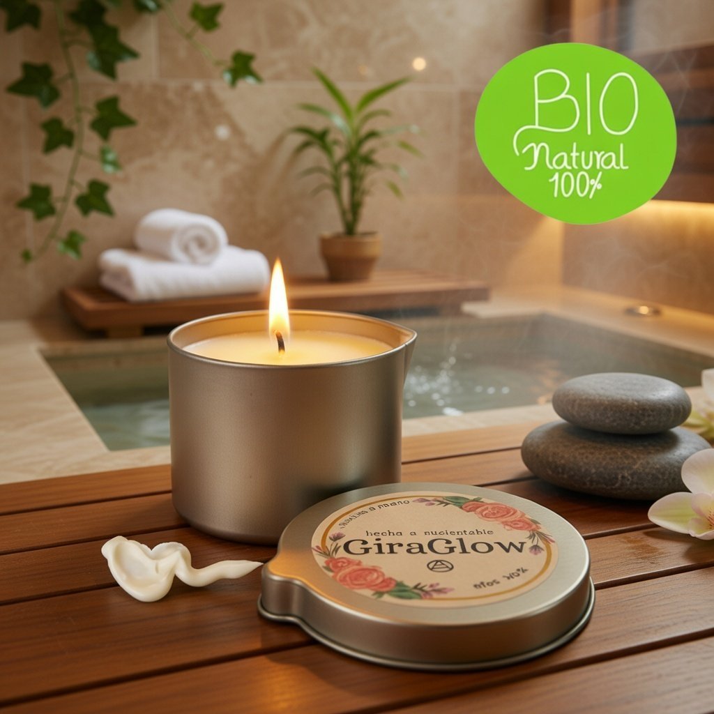 Velas para Masaje Crema 100% Naturales | GiraGlow