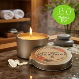 Velas de Masaje e Hidratación de la Piel aroma Nevá (crema) | GiraGlow