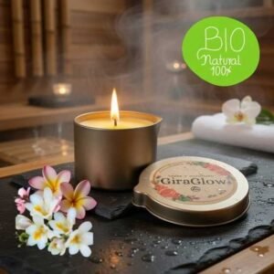 Vela de Masaje Floral Acústica - Armonía y Bienestar | GiraGlow