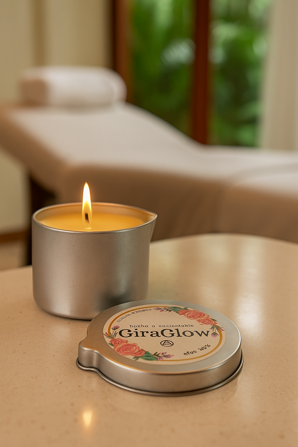 Velas para Masaje Vainilla 100% Naturales | GiraGlow - Imagen 2